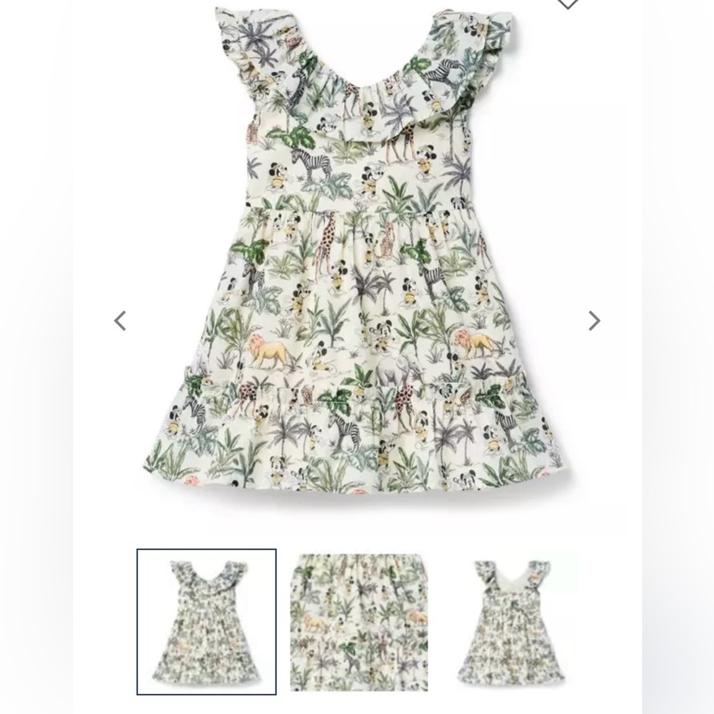 Janie and Jack Mickey Safari Dress 3T